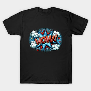 Bold and Brilliant: Comic Book 'WOW! T-Shirt